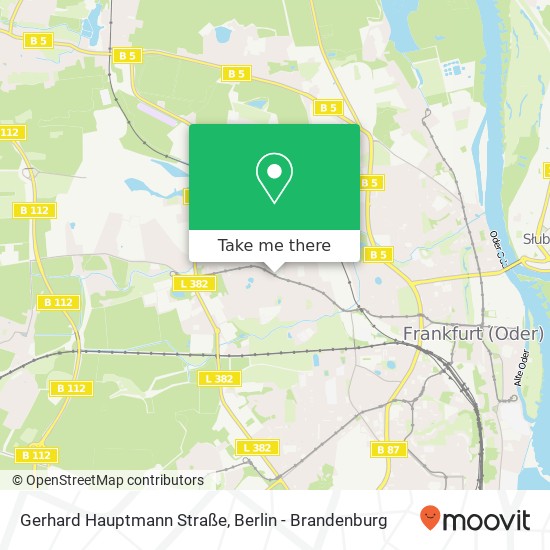 Карта Gerhard Hauptmann Straße