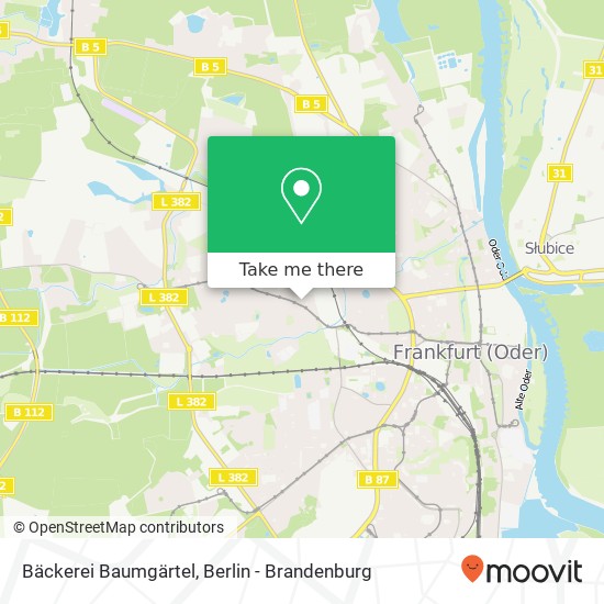Bäckerei Baumgärtel map