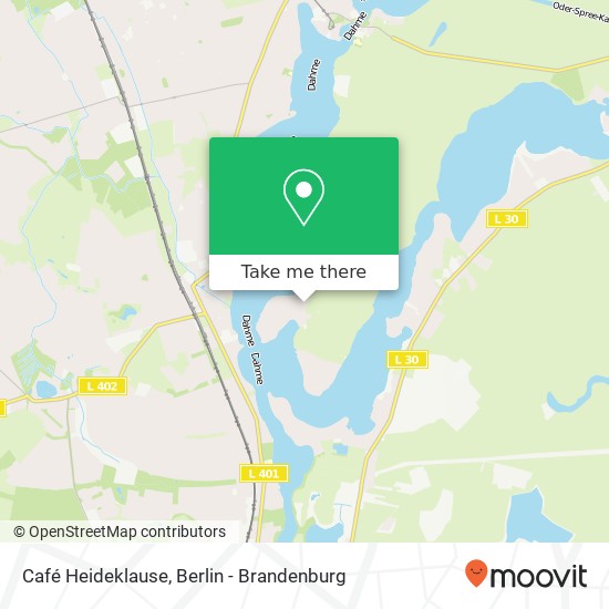 Café Heideklause map