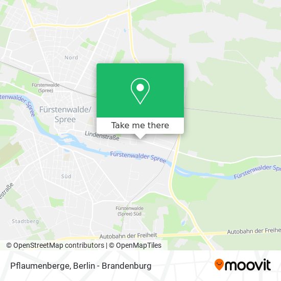 Pflaumenberge map