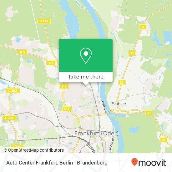 Карта Auto Center Frankfurt
