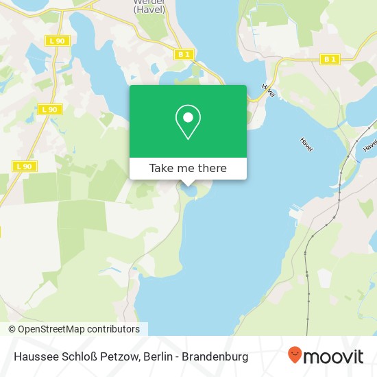 Haussee Schloß Petzow map