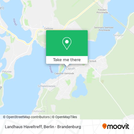 Landhaus Haveltreff map