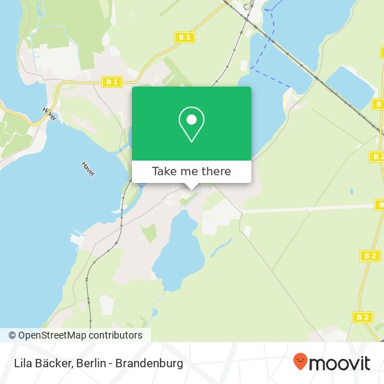 Карта Lila Bäcker
