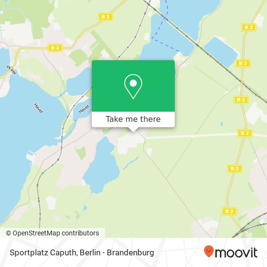 Карта Sportplatz Caputh