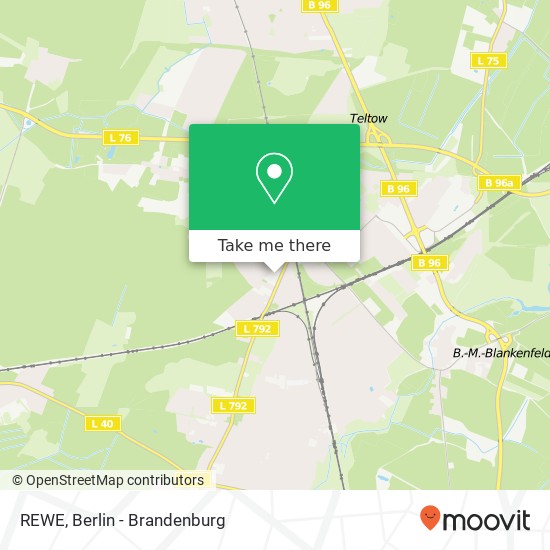 REWE map