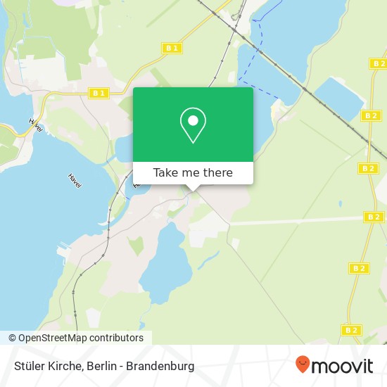 Stüler Kirche map