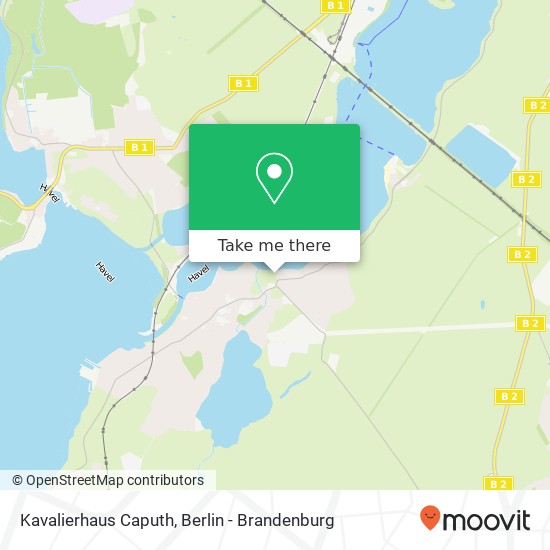 Kavalierhaus Caputh map