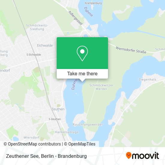 Zeuthener See map