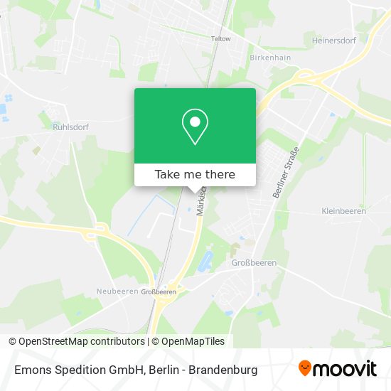 Emons Spedition GmbH map