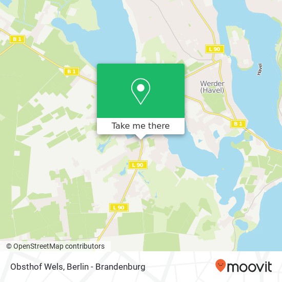 Obsthof Wels map