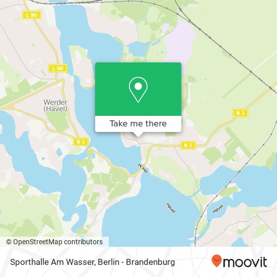 Sporthalle Am Wasser map