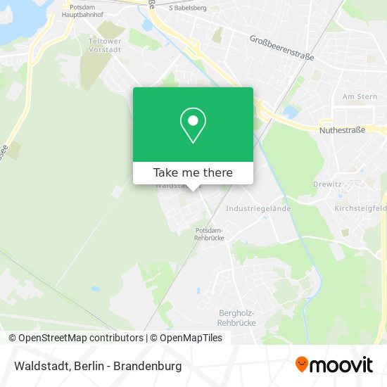 Waldstadt map