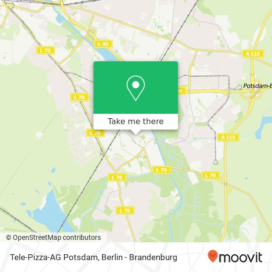 Tele-Pizza-AG Potsdam map