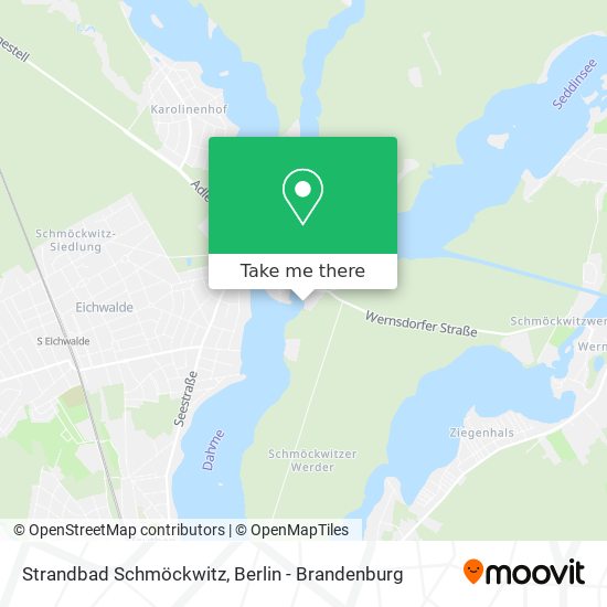 Карта Strandbad Schmöckwitz