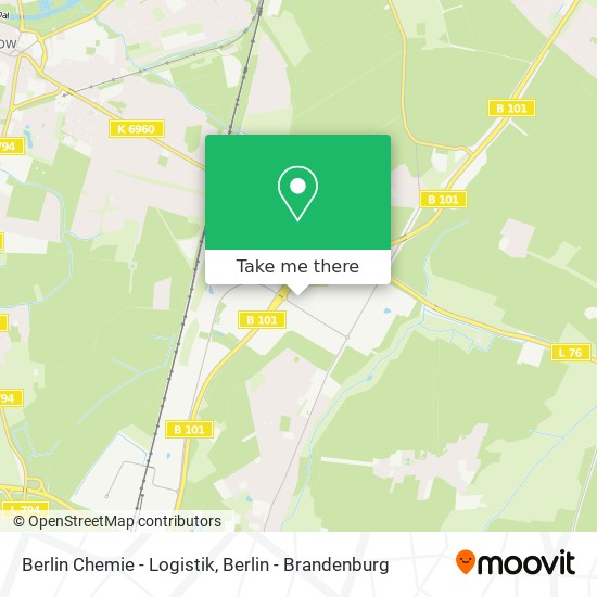 Berlin Chemie - Logistik map