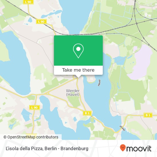L'isola della Pizza map
