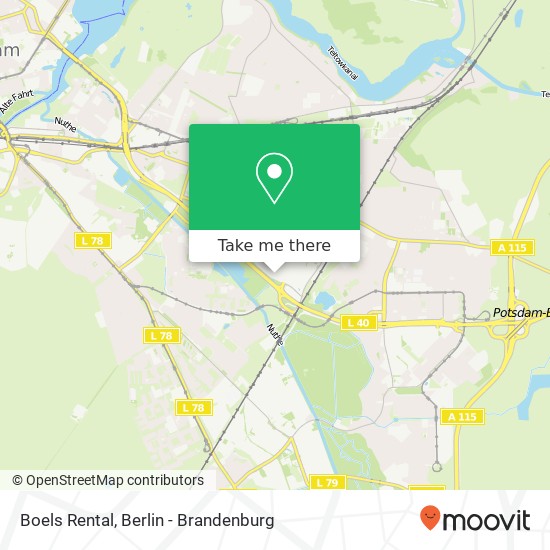 Boels Rental map