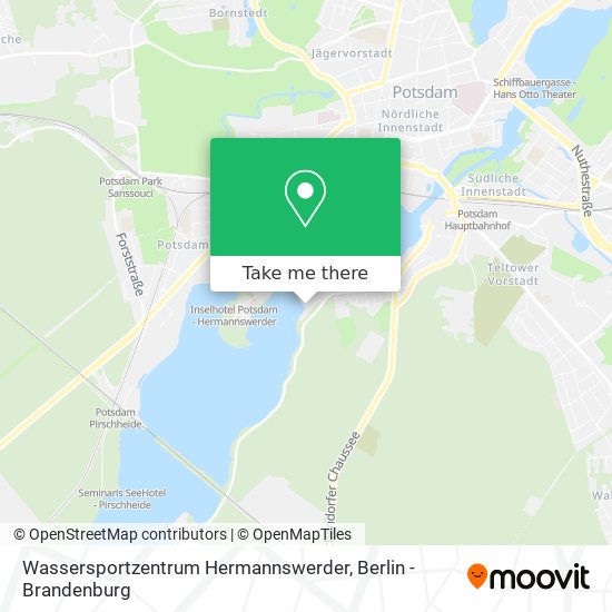 Wassersportzentrum Hermannswerder map