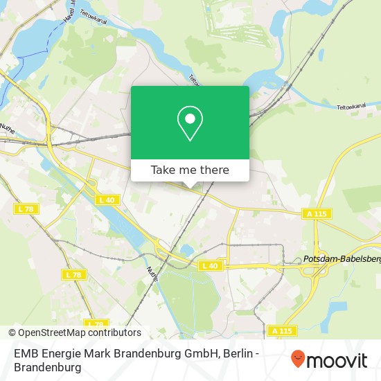 EMB Energie Mark Brandenburg GmbH map