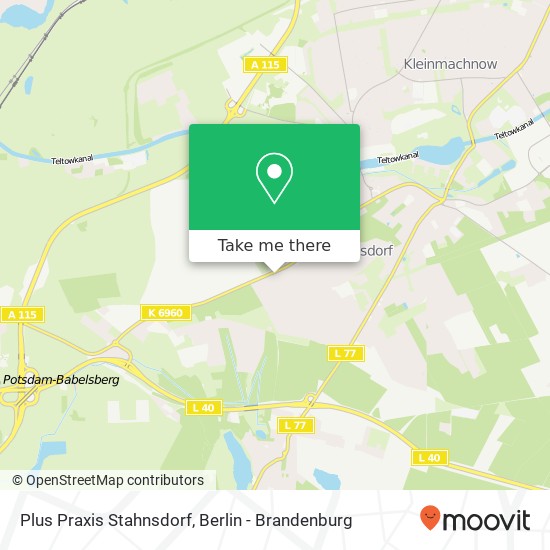Plus Praxis Stahnsdorf map