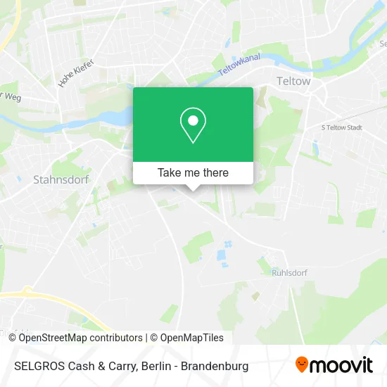 Карта SELGROS Cash & Carry