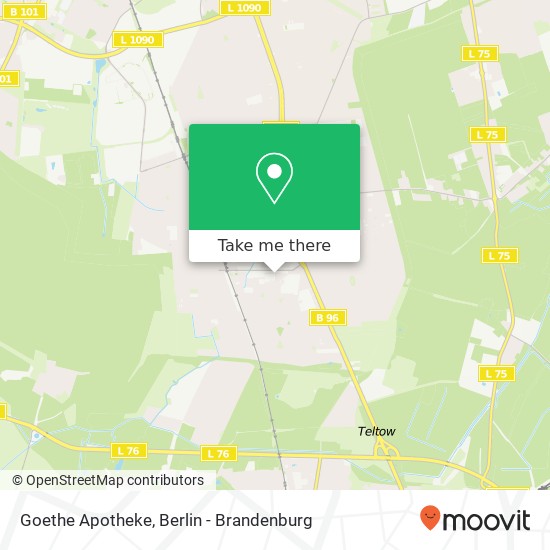 Goethe Apotheke map