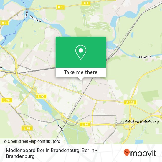 Medienboard Berlin Brandenburg map