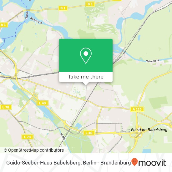 Guido-Seeber-Haus Babelsberg map