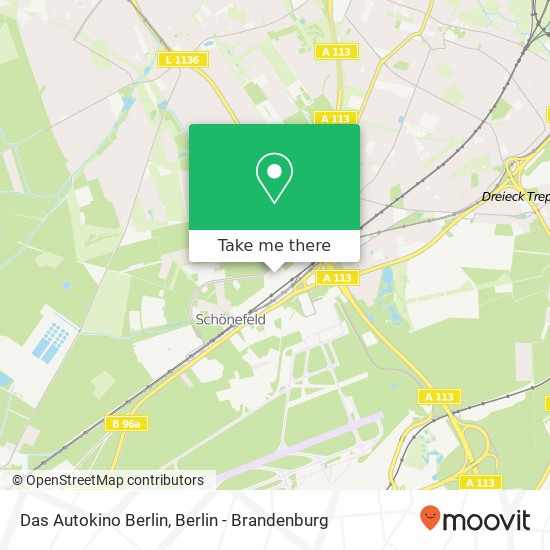 Das Autokino Berlin map