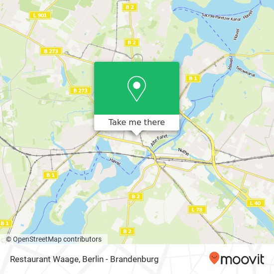 Restaurant Waage map