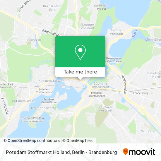 Potsdam Stoffmarkt Holland map