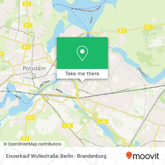 Eisverkauf Wollestraße map