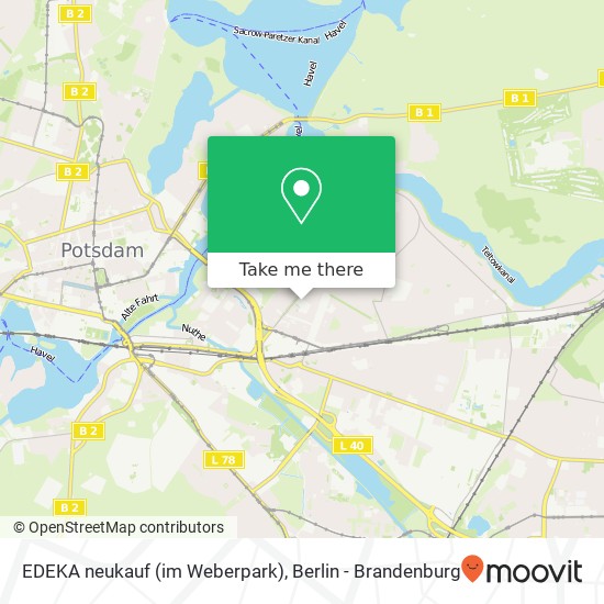 EDEKA neukauf (im Weberpark) map