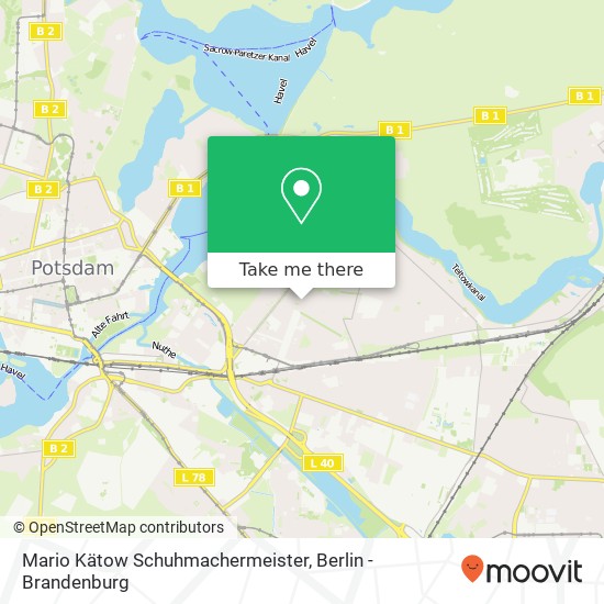Mario Kätow Schuhmachermeister map