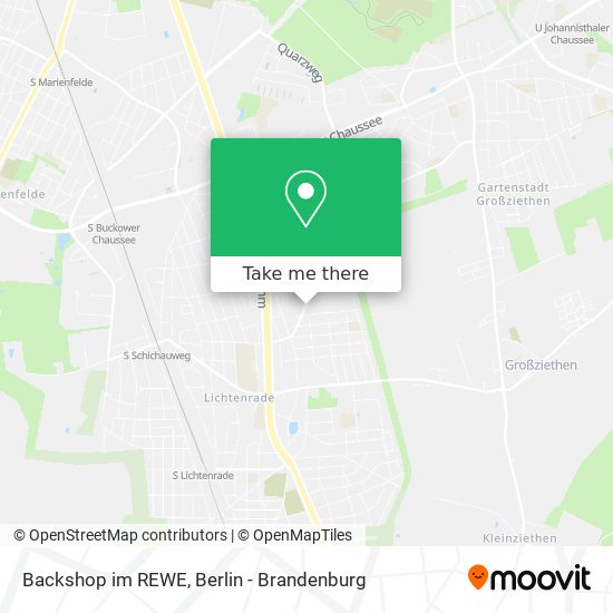 Backshop im REWE map