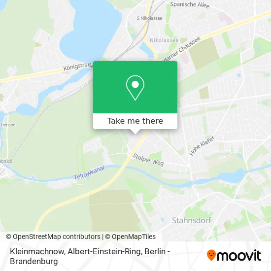 Карта Kleinmachnow, Albert-Einstein-Ring