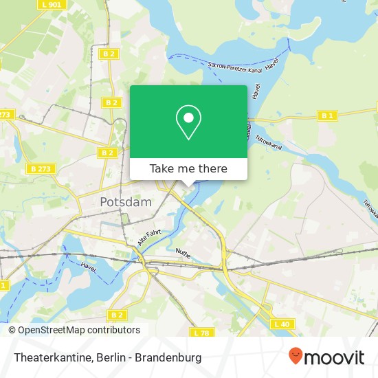 Theaterkantine map