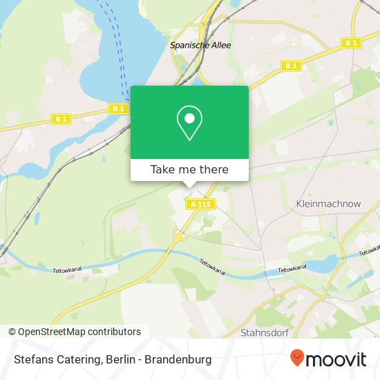 Stefans Catering map