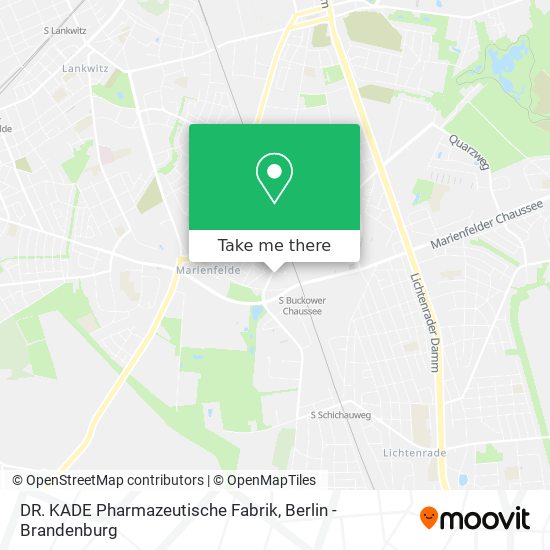 DR. KADE Pharmazeutische Fabrik map
