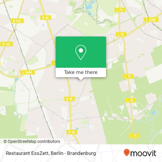 Restaurant EssZett map