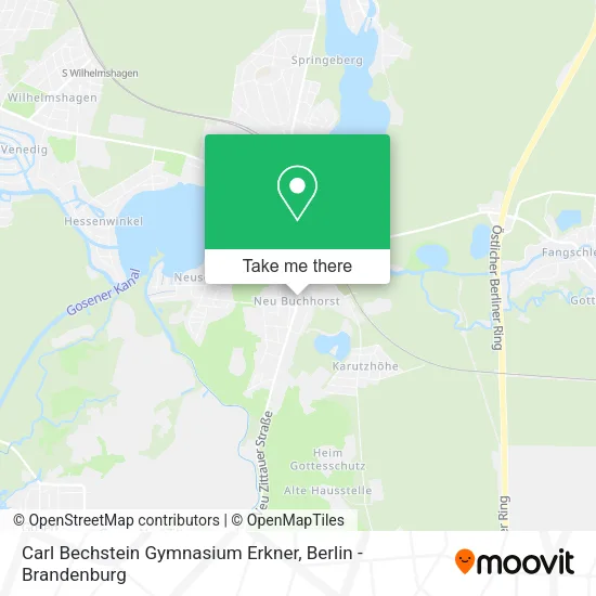 Карта Carl Bechstein Gymnasium Erkner