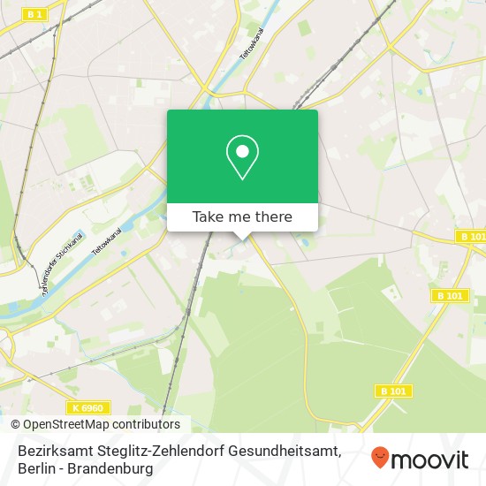 Bezirksamt Steglitz-Zehlendorf Gesundheitsamt map