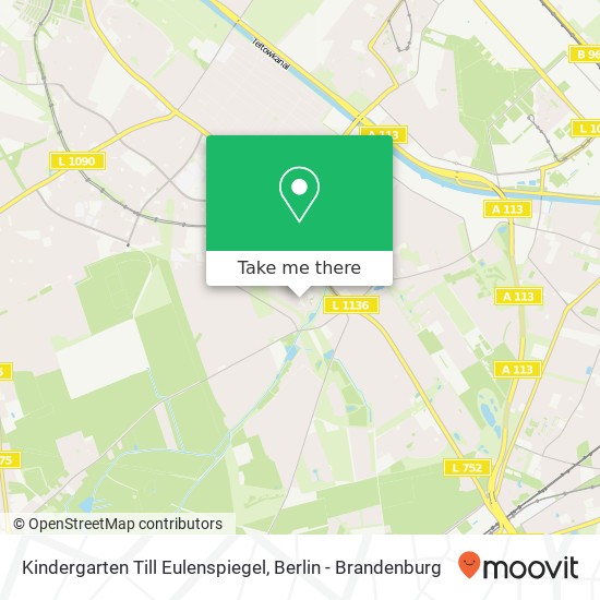 Карта Kindergarten Till Eulenspiegel