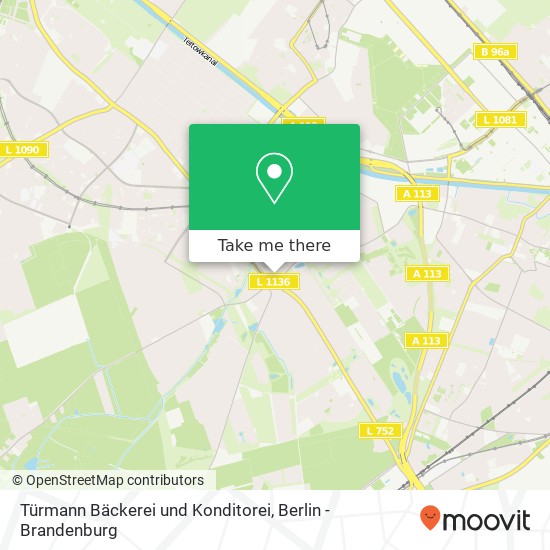 Türmann Bäckerei und Konditorei map