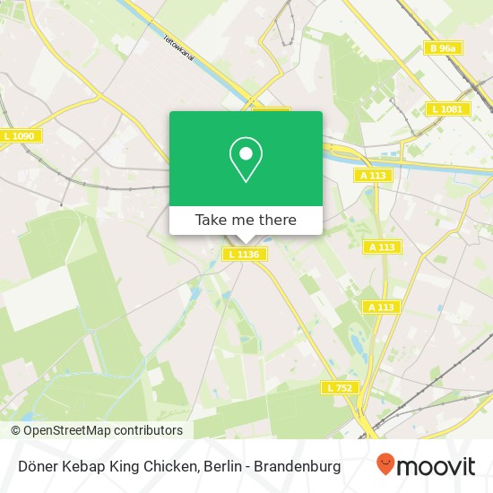 Döner Kebap King Chicken map