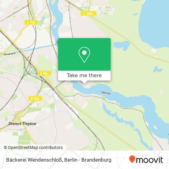 Bäckerei Wendenschloß map