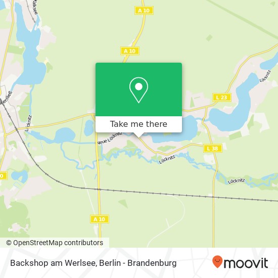 Backshop am Werlsee map