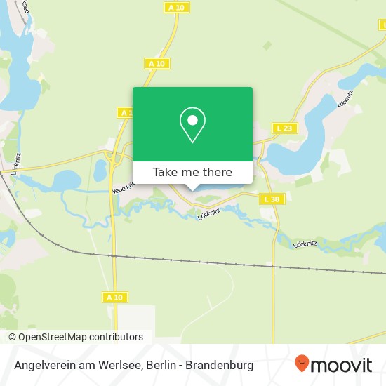 Angelverein am Werlsee map