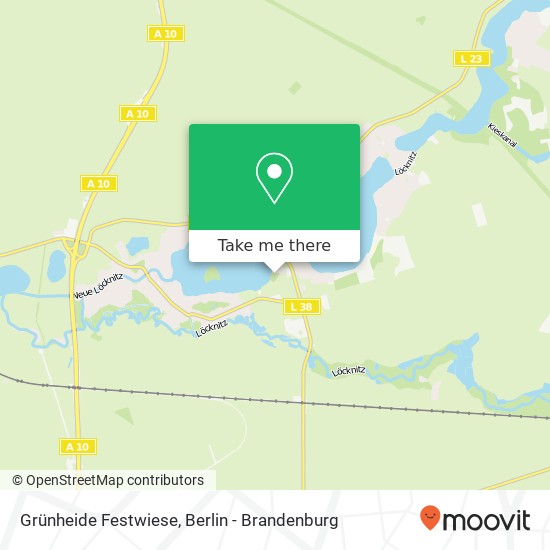 Grünheide Festwiese map